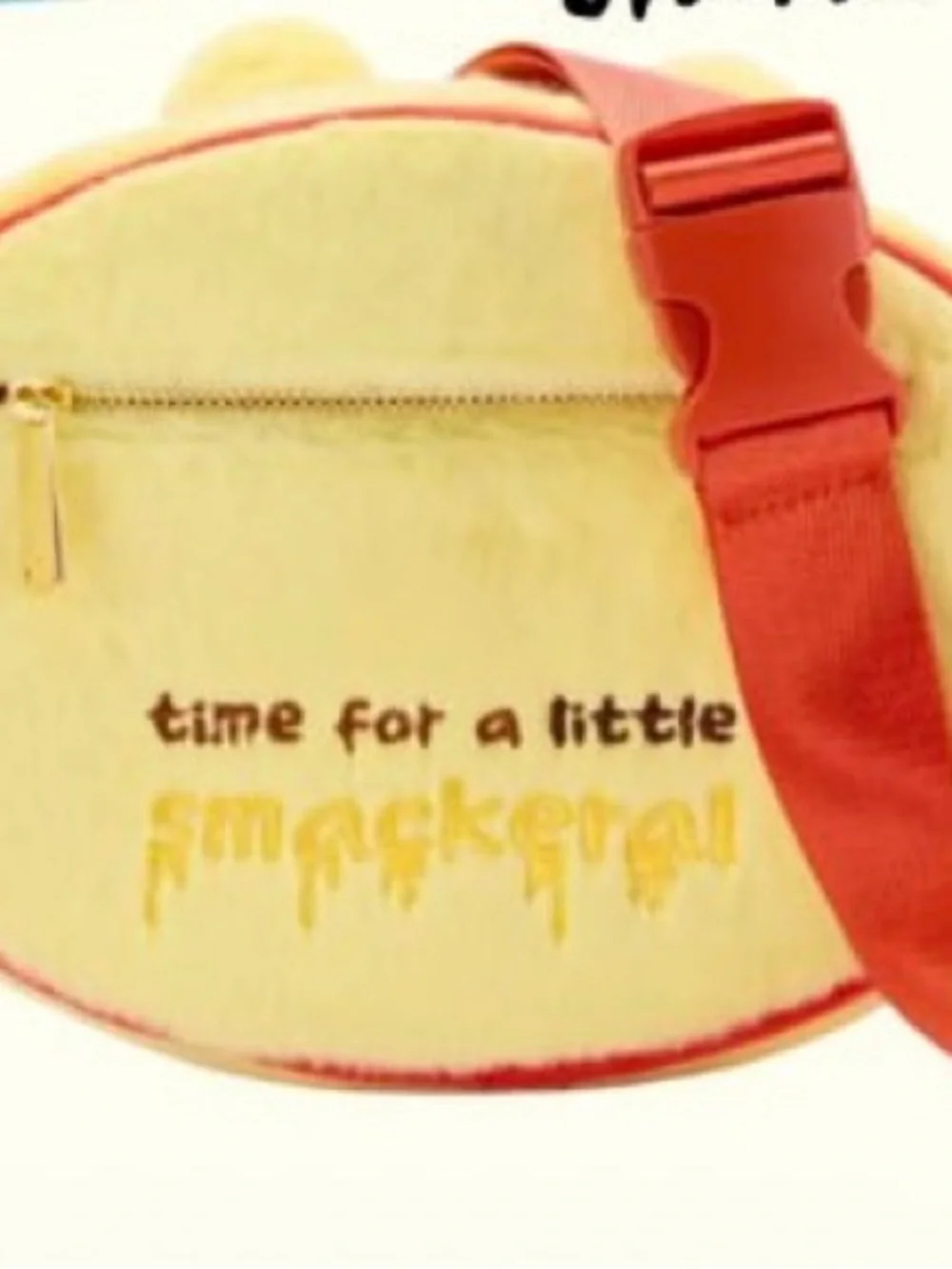 Disney Winnie The Pooh Plush Hip Pack/Crossbody Bag with cute charm